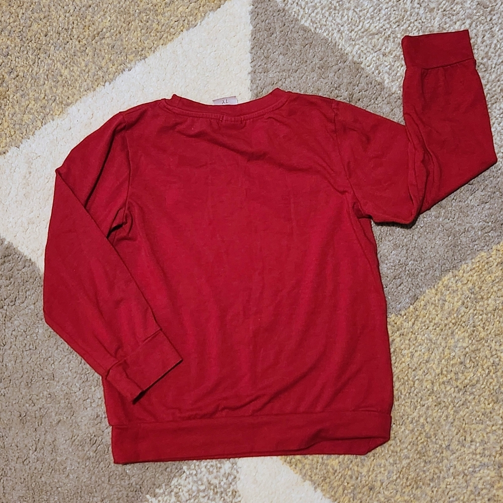 3/$15🍎Kids Merry Christmas Long-Sleeve Size 7Y - Picture 2 of 8